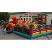 inflatable dinosaur amusement park